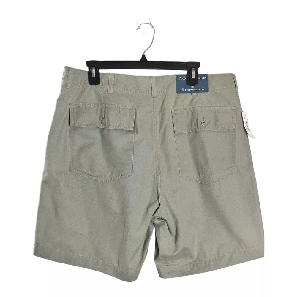 NEW Polo Ralph Lauren Shorts Men 36 The Edgewater Short Khaki Chino 8 Inseam NWT